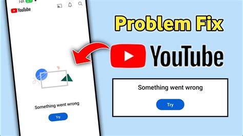 families.youtube.com something went wrong